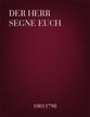 Der Herr Segne Euch SA choral sheet music cover